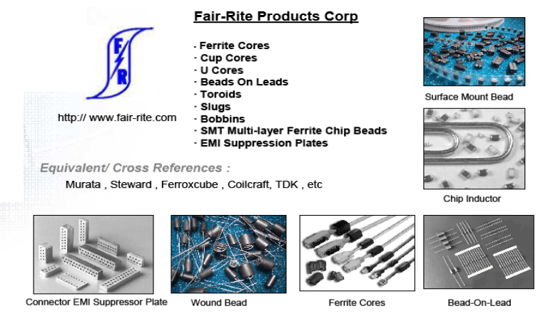fair-rite-ferrites Fair-Rite products