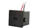 QKRC Snap-in USB Type C Power Supply Receptacle