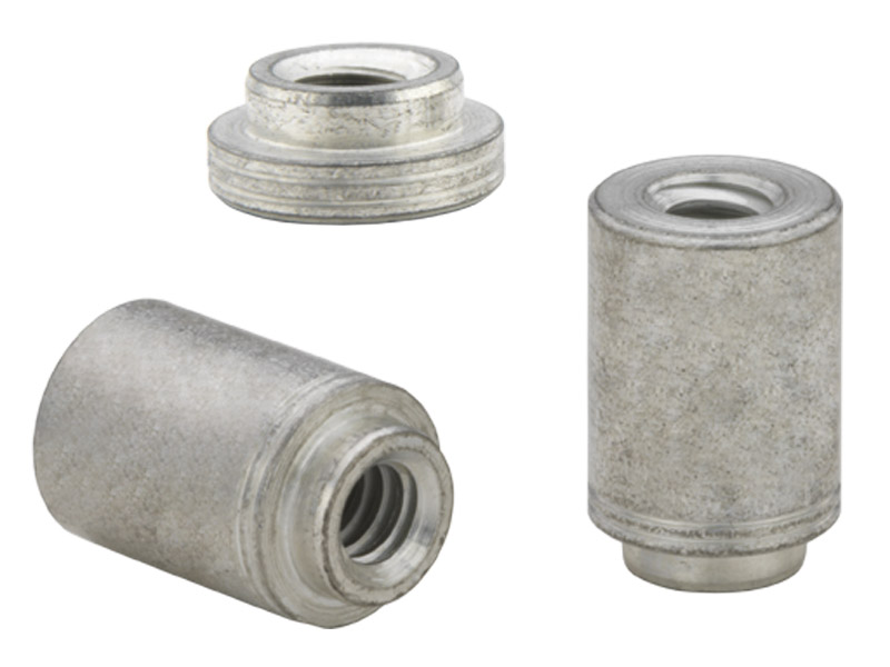 Two sizes of surface-mounted standoffs for circuit boards