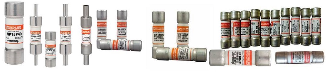 Mersen HP15P40 Photovoltaic Fuses Mersen HP15P40 HelioProtection 1500VDC photovoltaic (PV) fuse series