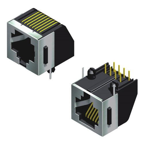 Modular Jack Shielded Side Entry