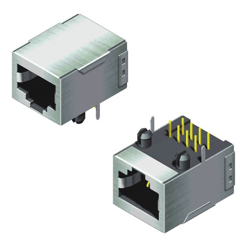 >Modular Jack Shielded Side Entry
