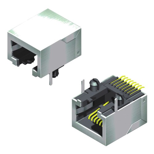Modular Jack Shielded Single Port