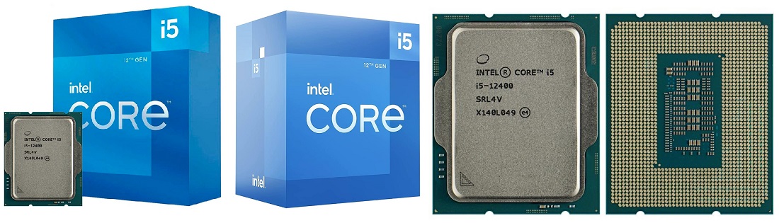BX8071512400F Intel Core i5-12400F Processor Intel Core i5 Core 12400F Desktop Processor 18M Cache, up to 4.40GHz