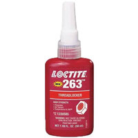 LOCTITE 1330585 263 HIGH STRENGTH RED THREADLOCKER FOR FASTENERS UP TO 1 50 MIL BOTTLE