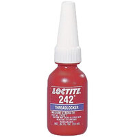 LOCTITE 135354 242 BLUE THREADLOCKER MEDIUM STRENGTH FOR FASTENERS 1/4-3/4 10 MIL BOTTLE