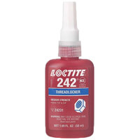 LOCTITE 135355 242 MEDIUM STRENGTH BLUE THREADLOCKER 1/4-3/4 THREAD SIZE 50 MIL BOTTLE