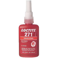 LOCTITE 135381 271 RED HIGH STRENGTH THREADLOCKER FOR FASTENERS UP TO 1 50 MIL BOTTLE