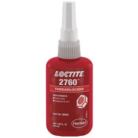 LOCTITE 303441 2760 RED HIGH STRENGTH PRIMERLESS THREADLOCKER FOR FASTENERS UP TO 3/4 10 MIL BOTTLE