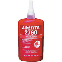LOCTITE 303442 2760 RED HIGH STRENGTH PRIMERLESS THREADLOCKER FOR FASTENERS UP TO 3/4 250 MIL BOTTLE