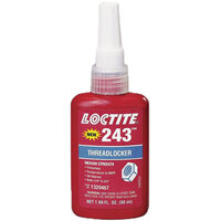 LOCTITE 43897/1329467 243 BLUE MEDIUM STRENGTH PRIMERLESS THREADLOCKER FOR FASTENERS 1/4-3/4 50 MIL BOTTLE