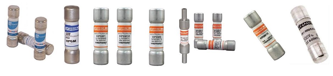 Mersen HP6M Photovoltaic Fuses Mersen HP6M Photovoltaic Fuses