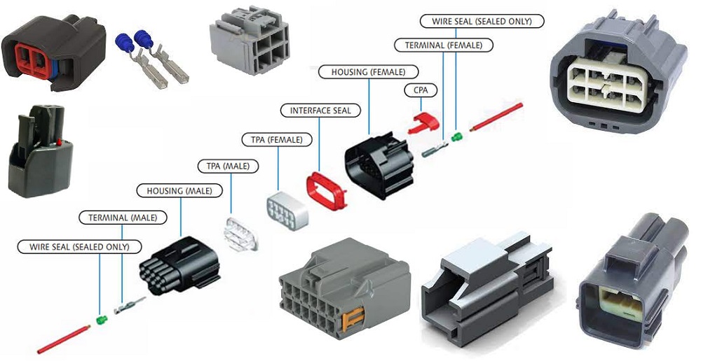 Yazaki YES & YESC Device / Inline Connectors Yazaki YES, YESC Inline Connectors