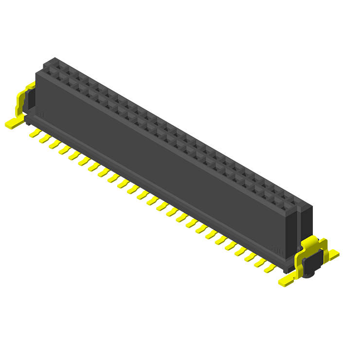 High Speed Board to Board Connectors 1.27mm Female H=6.2