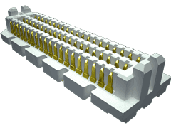 0.050" SEARAY&trade; High-Speed High-Density Open-Pin-Field Array Terminal, Press-Fit
