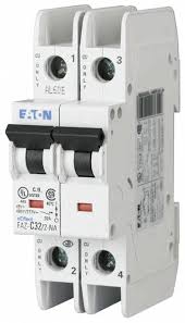 FAZ-C16-2-NA Eaton Miniature Circuit Breaker 16A 2-Pole Parts Distributor Eaton Circuit Breaker
