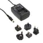 CUI EMSA120050-P5P-SZ AC Wall Plug Adapter Parts Distributor EMSA120050-P5P-SZ – 12V 6 W AC/DC External Wall Mount (Class II) Adapter Multi-Blade