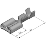 STOCKO RSB 8186.158 F4.8-1.5 LE, Crimp Connector Parts Distributor STOCKO RSB 8186.158 F4.8-1.5 LE, Crimp Connector