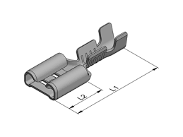 STOCKO RSB 8186.158 F4.8-1.5 LE, Crimp Connector Parts Distributor STOCKO RSB 8186.158 F4.8-1.5 LE, Crimp Connector
