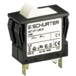 Schurter TA45-ABDBLJ20C0 Circuit Breaker, 2 Pole Rocker, 2A 240VAC 60VDC Parts Distributor TA45 Series Circuit Breaker, 2 Pole Rocker