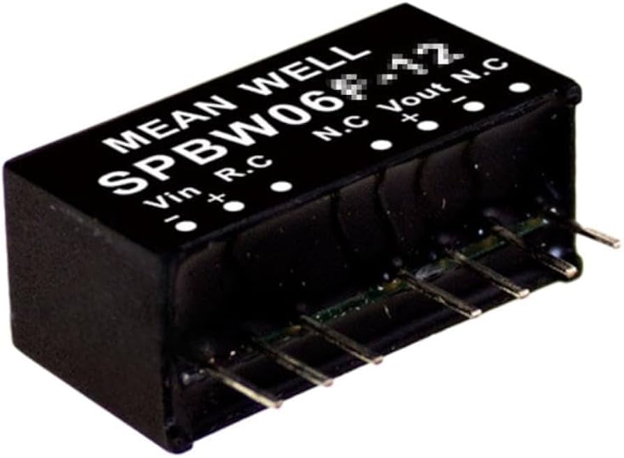 SPBW06G-12 Mean Well Isolated DC/DC Converter 18-75Vin 12Vout 500mA SIP8 Parts Distributor SPBW06G-12 Mean Well Isolated DC/DC Converter 18-75Vin 12Vout 500mA SIP8