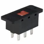 V80213MA08Q C&K Components Slide Switch 250VAC 28VDC 10.1A DPDT Screwdriver