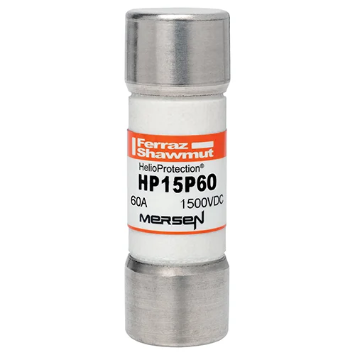 HP15P60 Mersen gPV Fuse 60A 1500V Cartridge Parts Distributor HP15P60 Mersen gPV Fuse 60A 1500V Cartridge