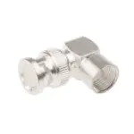 1-1478125-0 TE Connectivity Right Angle 75Ohm BNC Connector Plug, Solder Termination RG179 B/U, RG187 A/U Silver