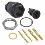 300154 Amphenol Receptacle, Front Panel-Mount Parts Distributor 300154 Amphenol Receptacle, Front Panel-Mount