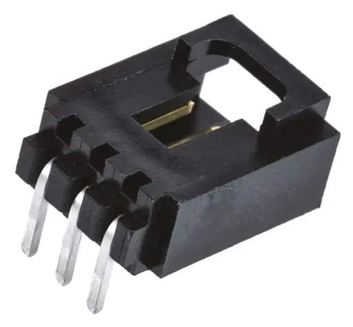 MOLEX 70553-0002 Connector Header 3POS .100 R/A GOLD RoHS Parts Distributor MOLEX 70553-0002 Connector Header 3POS .100 R/A GOLD RoHS