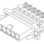 MOLEX 71161-0402 Connector Mini-Fit IDT Feed-To Cover for 4 Circuits 4.20mm Parts Distributor MOLEX 71161-0402 Connector Mini-Fit IDT Feed-To Cover for 4 Circuits 4.20mm