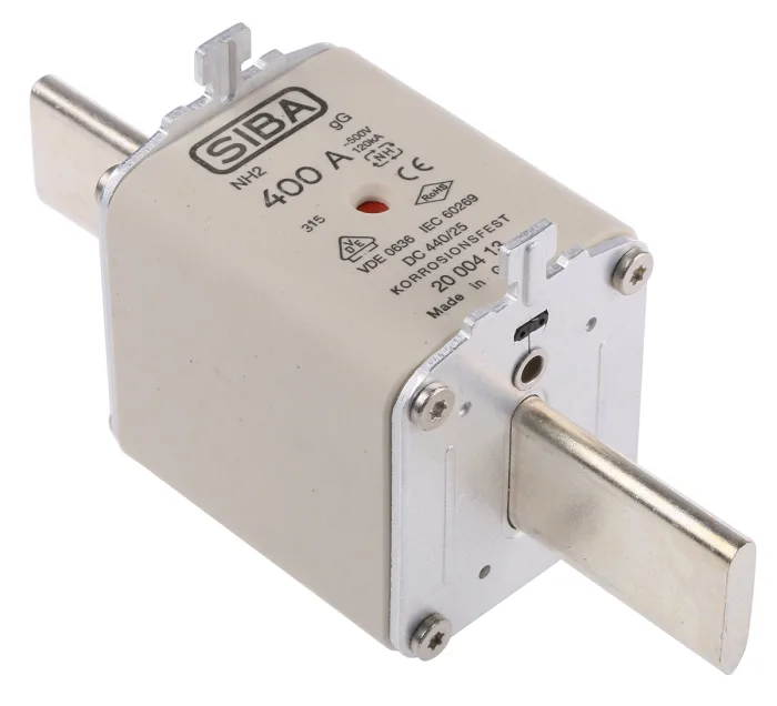 2023128.400 Siba Fuse 400A 1100V Knife Contacts Parts Distributor 2023128.400 Siba Fuse 400A 1100V Knife Contacts