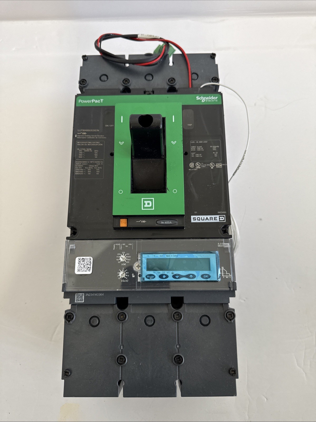 NLLF36600U53XTW Schneider Circuit Breaker 525V 600A 3-Poles Parts Distributor NLLF36600U53XTW Schneider Circuit Breaker 525V 600A 3-Poles - Image 2