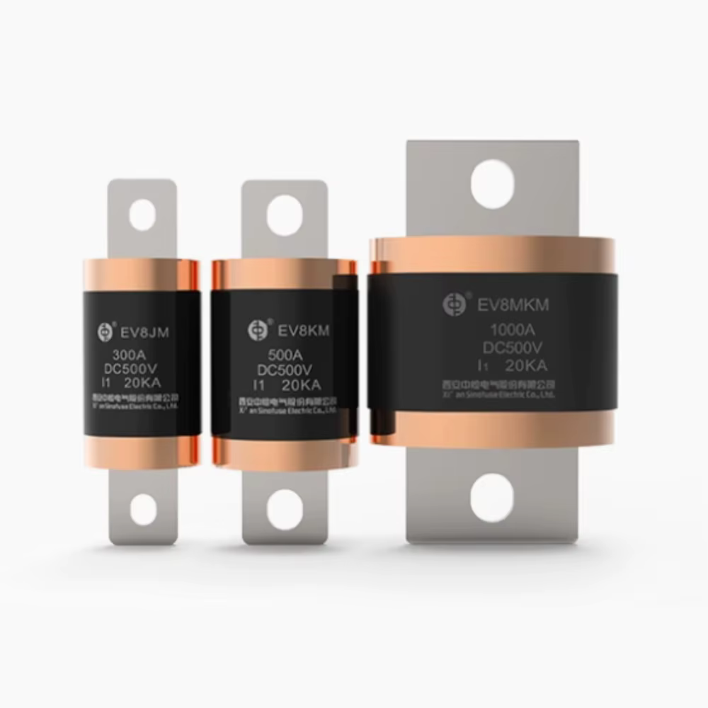 EV8-MKM-500A500VDC Sinofuse EV Fuse 500A 500V Blades Parts Distributor EV8-MKM-500A500VDC Sinofuse EV Fuse 500A 500V Blades