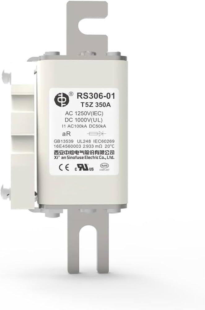 RS306-01-S1P Sinofuse EV Fuse 690V 400A Axial Parts Distributor RS306-01-S1P Sinofuse EV Fuse 690V 400A Axial