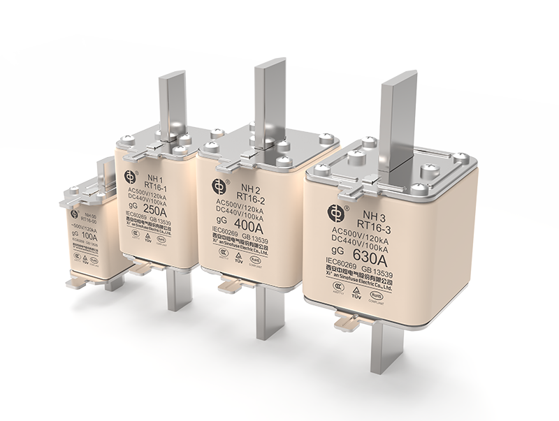 RT16-NH2-AC500V Sinofuse gPV Fuse 500V 400A Blades Parts Distributor RT16-NH2-AC500V Sinofuse gPV Fuse 500V 400A Blades