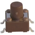 DTSMW-64N-V-T/R Diptronics Tact Switch 50mA 12V SMD 4Pad, 6.3×6.2mm Parts Distributor dtsm 644k s v t/r diptronics tact switch 50ma 12v smd 4pad, 6.2x6.2mm