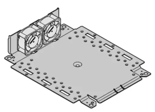 24827-275 nVent SCHROFF Steel Mounting Plate
