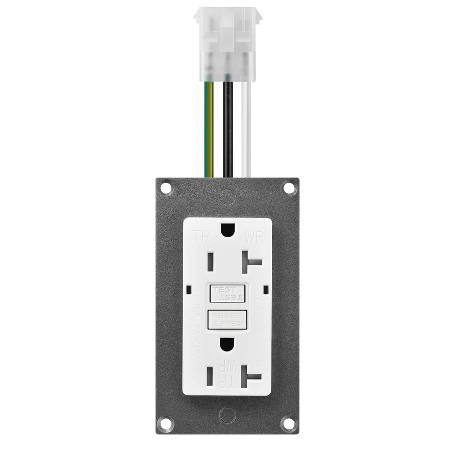 Rich Solar Slim GFCI Outlet 20 Amp Parts Distributor Slim GFCI Outlet