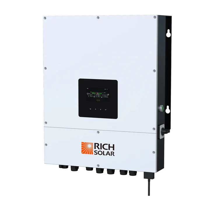 NOVA 8K Rich Solar 7500 Watt (7.5kW) 48V Split Phase Hybrid Inverter Parts Distributor Rich Solar NOVA 6000W 48V Split Phase Hybrid Solar Inverter