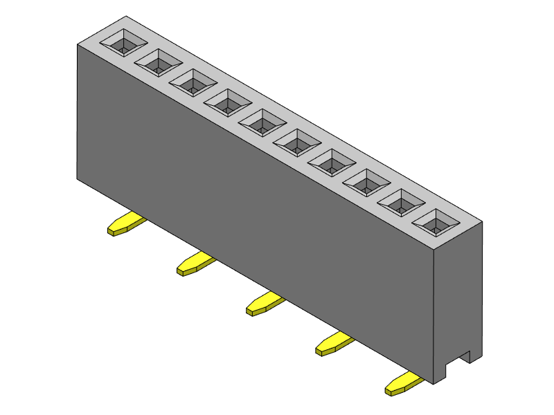 CSEC102-0402A002R1AA Greenconn Connector Header 4 Position Parts Distributor csec102 0802a008r1aa greenconn connector header 8 position