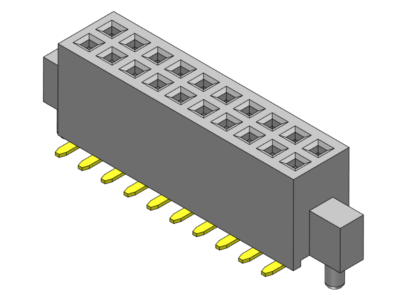 CSEC202-1002A016R1AA Greenconn Connector Header 20 Position Parts Distributor CSEC202-1002A016R1AA Greenconn Connector Header 20 Position