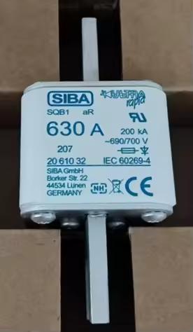 2001927.200 Siba gPV Fuse 200A 1100V Square Parts Distributor 2001927.200 Siba gPV Fuse 200A 1100V Square