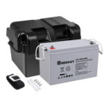 Renogy 12V 100Ah Deep Cycle Hybrid GEL Battery with Battery Box Parts Distributor Renogy 12V 100Ah Deep Cycle AGM Battery with Battery Box