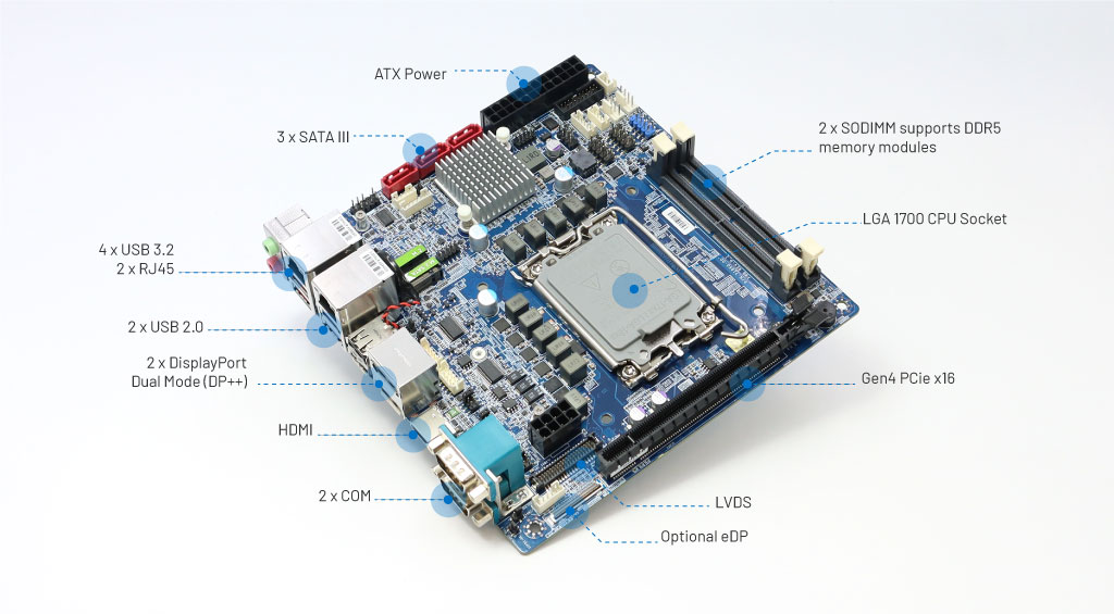 MX610H BCM M.2 Intel H610E Motherboard Parts Distributor MX610H BCM M.2 Intel H610E Motherboard