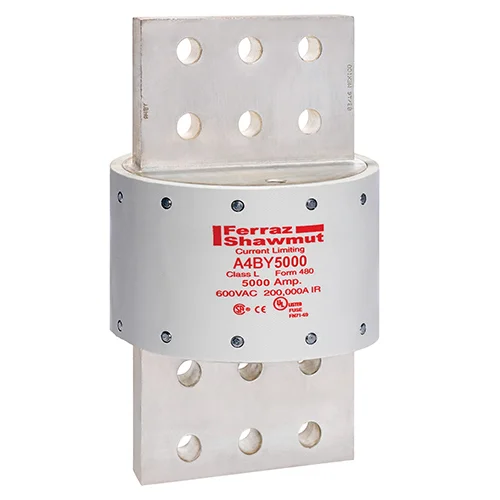 A4BQ6000-SEA-1 Mersen Fuse 5000A 600V Cylindrical Blades Parts Distributor A4BQ6000-SEA-1 Mersen Fuse 5000A 600V Cylindrical Blades