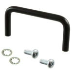 Handle 2″ STEEL BLACK 1 PAIR Instrumentation 1427E1BK Hardware Handles Parts Distributor Handle 2" STEEL BLACK 1 PAIR Instrumentation 1427E1BK Hardware Handles