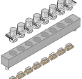 LTP005-0CW-603 LEDtronics SMT Light Pipe Parts Distributor LTP005-0CW-603 LEDtronics SMT Light Pipe