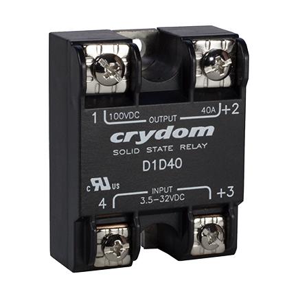 D1D20 Crydom Solid State Relay 20A 100VDC SPST-NO Parts Distributor D1D20 Crydom Solid State Relay 20A 100VDC SPST-NO