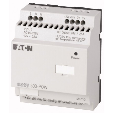 Eaton Moeller Power supply 24VDC 2.5A Parts Distributor Eaton Moeller Power supply 24VDC 2.5A